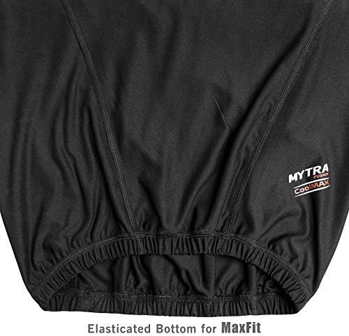 Mytra Fusion BJJ Rash Guard Men Power Layer Base Layer Compression Rash Guard (Black, Large)