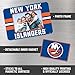 Rico Industries NHL Hockey New York Islanders Stripes Magnetic Picture Frame (5