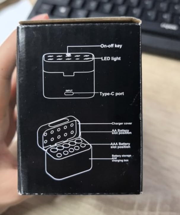 10 pilas AA/AAA recargables de 1,5 V AA/AAA de iones de litio, batería con protección de sobrecarga, temporizador de seguridad