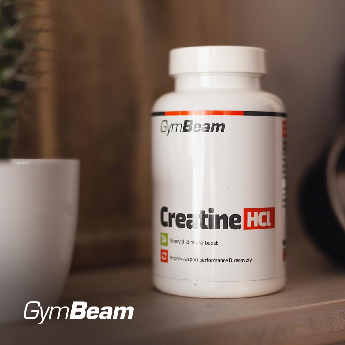 GymBeam Creatina Capsule HCL, Creatina Cloridrato, Eccellente Praticitá, Aumenta Le Prestazioni Fisiche, Adatta per Atleti di Forza e Resistenza, Migliora Prestazioni Sportive, Formato in Capsula