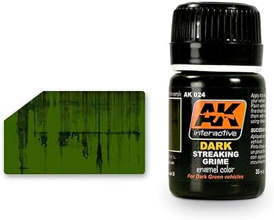 AK Weathering AK024 Streaking Grime for Dark Vehicles (35ml)