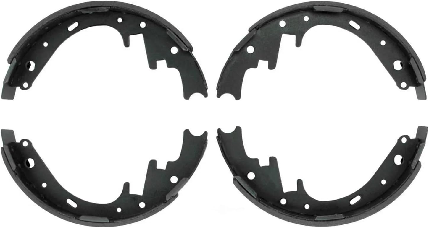 Detroit Axle - Rear Brake Shoes for Ford F-150 Bronco Country Sedan Custom LTD Torino E-150 Econoline Mercury Colony Park Cougar Grand Marquis Montego Monterey, Semi-Metallic Brake Shoes Replacement