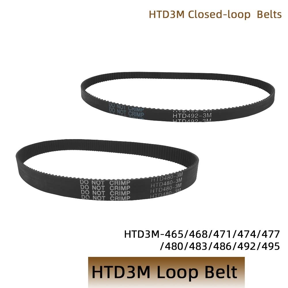 Synchronriemen Arc HTD 3M – Geschlossene Schleife, Länge C=465–495 Mm, Breite 6–20 Mm, Gummi, Teilung 3 Mm, Für Antriebstechnik
