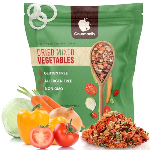 5lb Tasty Vegetable Soup Blend Dehydrated Vegetables for Ramen Toppings Stews and Emergency Food Bulk Resealable Bag All Natural and Non GMO