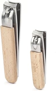 Kikkerland Wood Nail Clippers Set, 0.22 Pound