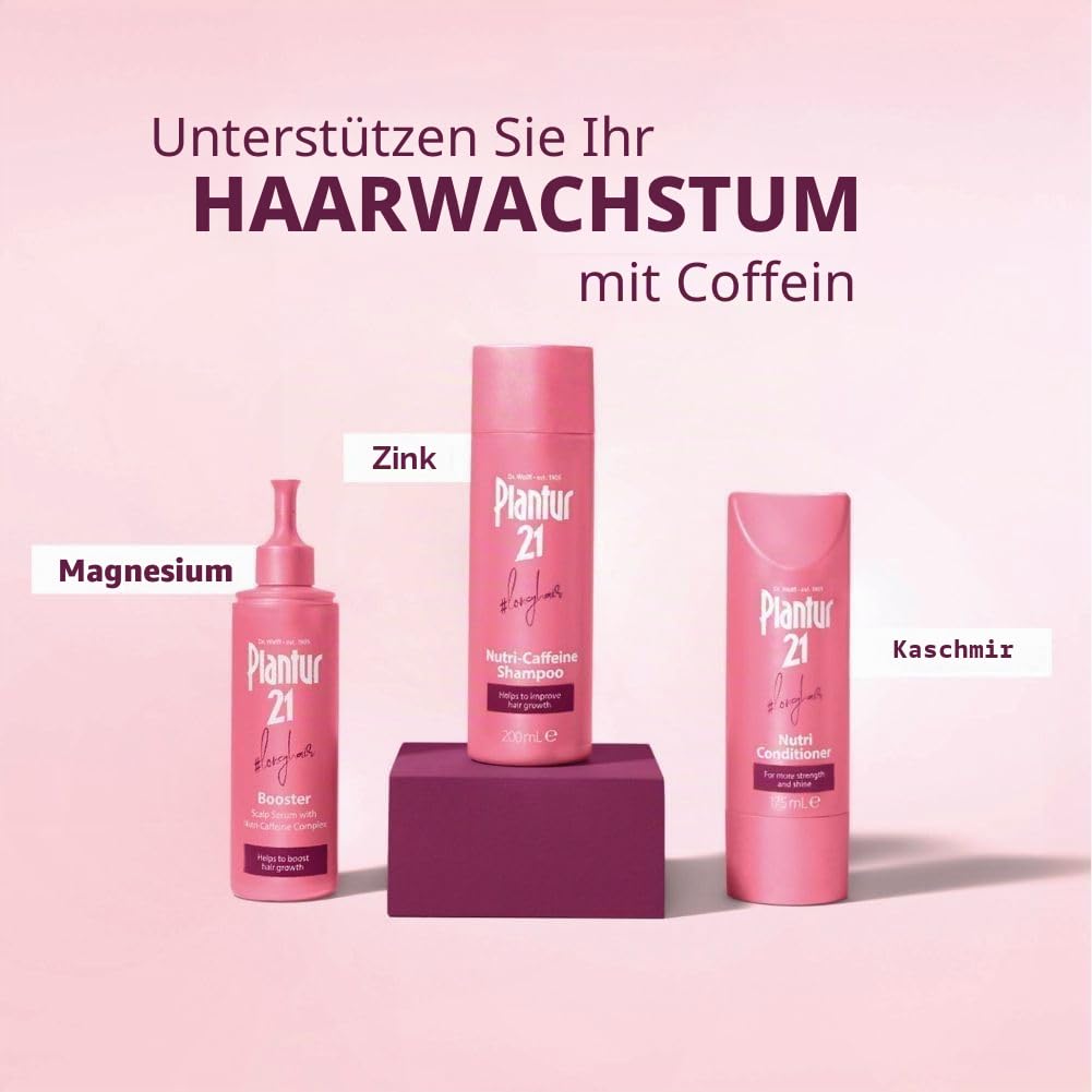Plantur 21 #longhair Shampoo Conditioner und Haarserum f眉r langes und brillantes Haar | Komplettset verbessert das Haarwachstum und strapaziertes Haar | ohne Silikone