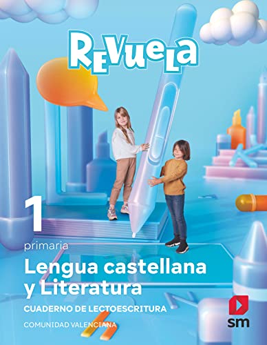Portada de Lengua castellana y Literatura. 1 Primaria. Revuela. Comunidad Valenciana