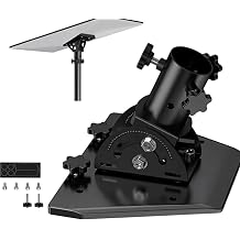 Aluminum Pipe Adapter for Starlink Gen 3 Pole Mount,with 160 Adjustable Angle, Star Link Adapter Mount Plate for Standard 4 / Standard 4X Dish Pole Mounts Fits Max 1.38" Poles