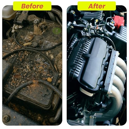 Image of ShineXPro Rat Repellent Spray for Car - Herbal-Enriched & Human Safe Rat Spray for Car Engine and Interior - No Kill, Only Repels Rodent Repellent for Car - 2X Stronger Car Rat Protector