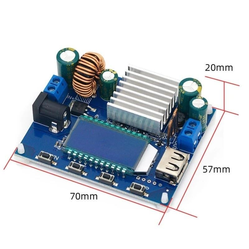 SK35L DC 0.6-30V 4A 35W 5V 6V 9V 12V 24V Boost/Buck CC CV regulowany regulowany moduł zasilania prądem stałym zasilacz laboratoryjny