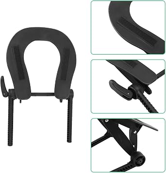 Massage Headrest - U Shape Face Pillow/Cushion Support Bracket