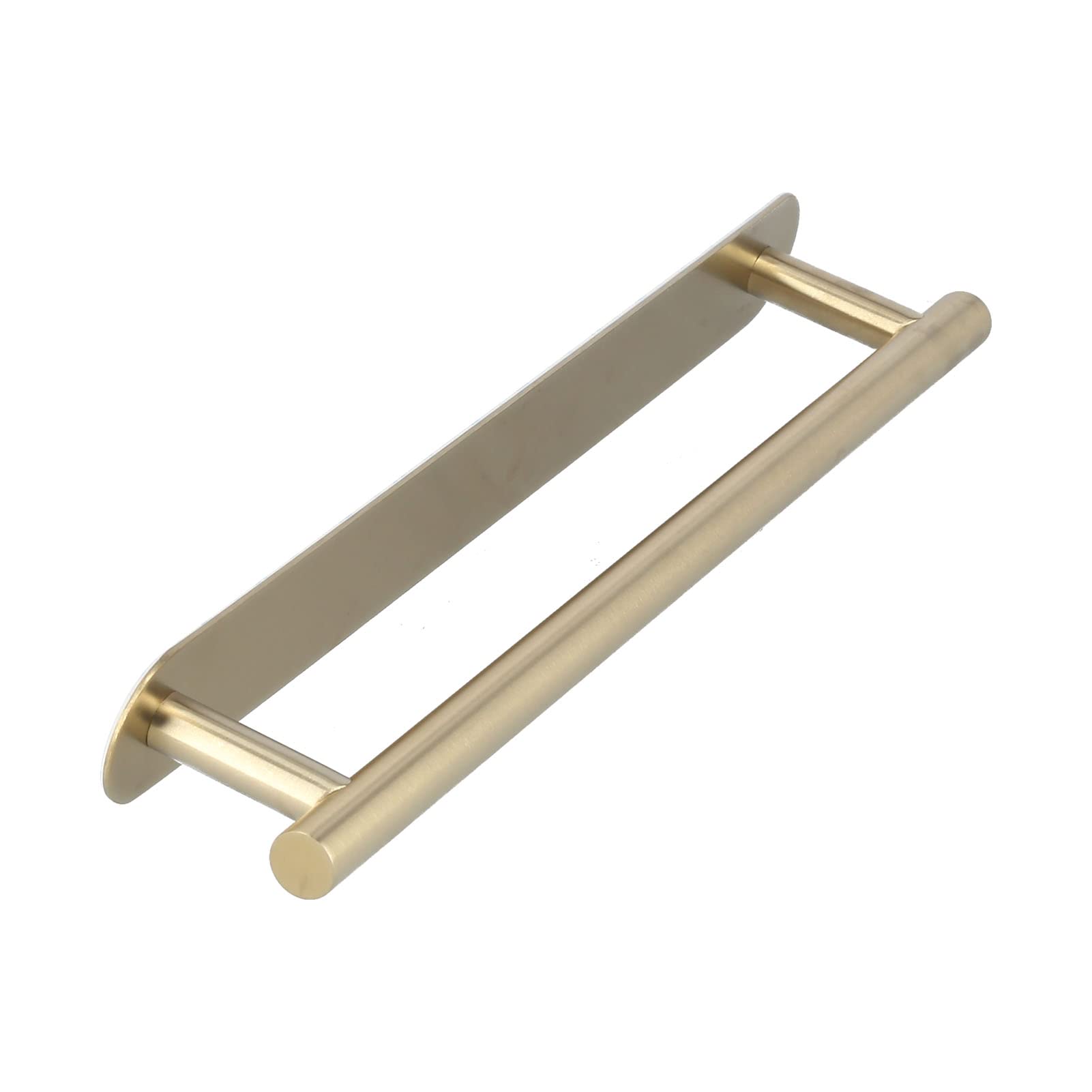 Self Adhesive Towel Bar, 15.7/19.7/23.6inch Gold Bathroom Towel Bar Stainless Steel Bath Towel Rack No Drilling Tick on Bath Wall Shelf Rack for Hanging Towel Holder (60cm)