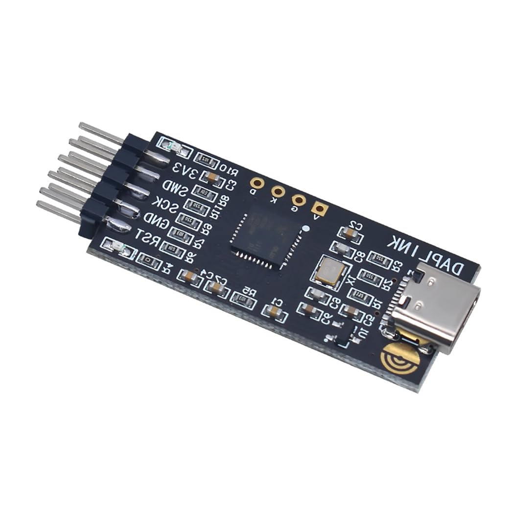 Hailege DAPLINK Burner Simulation Download Support Most Cortex-M Chips SWD Virtual Serial Port Replace CH340 CP2102 STLINK STM32 Burner PL2303 USB to TTL 5 V USB C Power