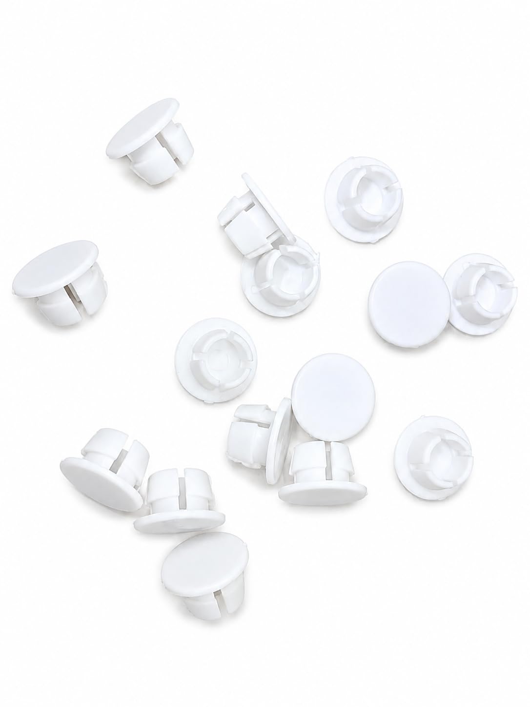 Window Fittings White Cap (15Pcs) | Window fitting Fastner Screw Cap-image-26