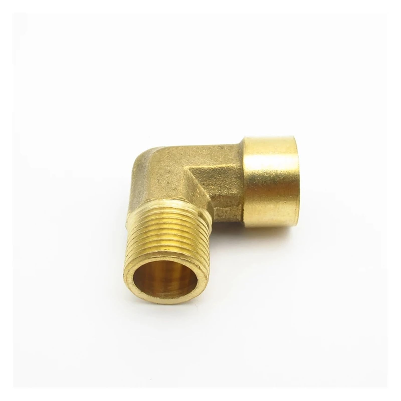 VUQLDHAYZ 1/2" BSP Male to Female Thread 90 Degree Elbow Brass Pipe Fitting Coupler Connector for Water Fuel Gas