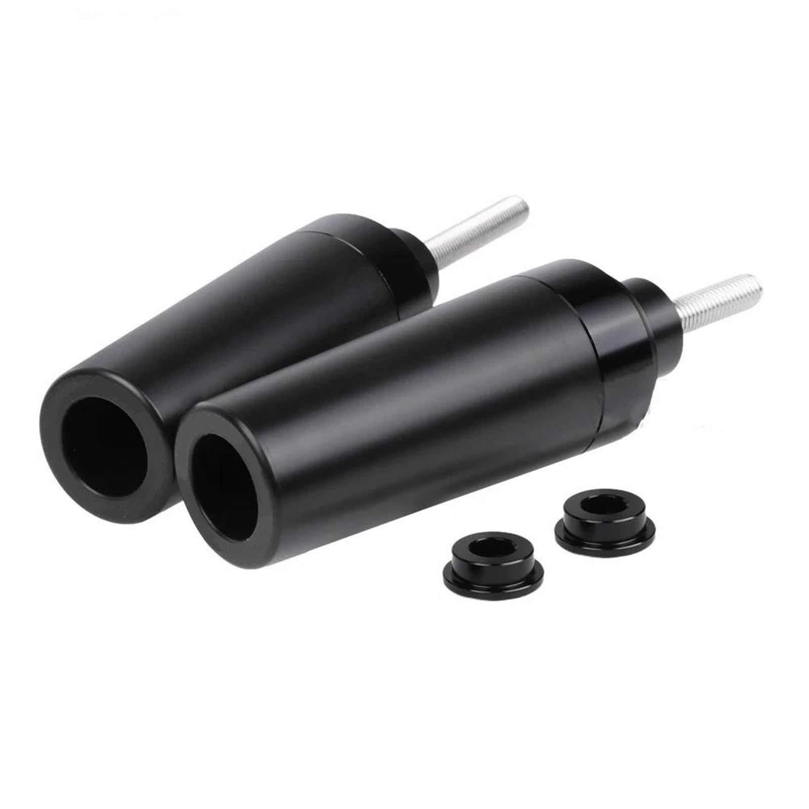 Sturzschutz Sturzpads Motorrad-Rahmengleiter, Sturzpads, Sturzpads Für CFMOTO 675SR-R, 675SS, 675NK, 675 SR-R, SR SS, NK, Vorderachsgleiter, Hinterradschwingenschutz Fallschutz(SCHWARZ 1)