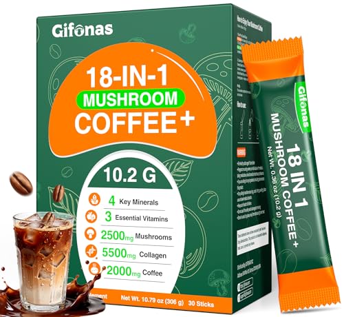 18-in-1 Mushroom Coffee with Collagen