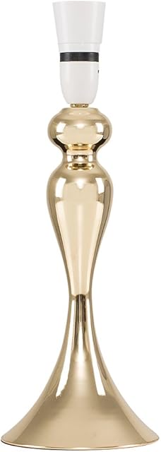 MiniSun Modern Polished Gold Spindle Design Table Lamp Base