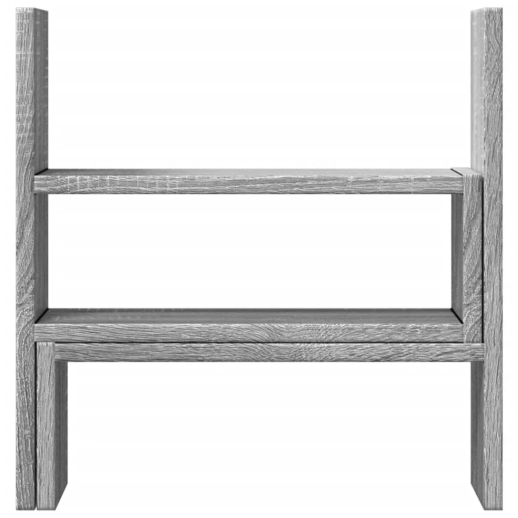 Organizer Scrivania Grigio Sonoma 40x17x41 cm in Truciolato,Organizer da Scrivania,Portaoggetti da Scrivania,Organizer da Scrivania-854765
