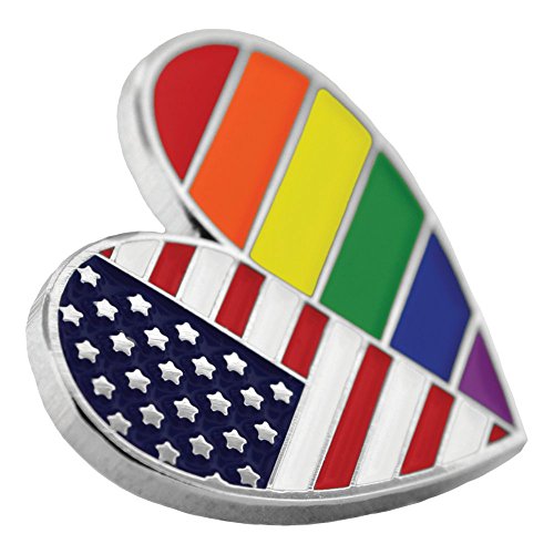 Image of PinMart Gay Pride LGBT Enamel Lapel Pin