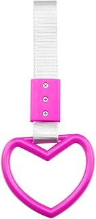 Anel Tsurikawa Coração JDM Train Bus Handle Alça de Mão Deriva Charme Strap Deriva ENCANTO DA ALÇA DE ÔNIBUS DO COMBOIO DE COMBOIO  