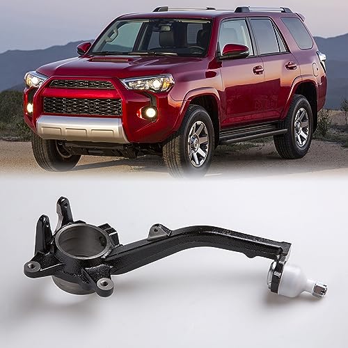 Tykick Front Steering Knuckle Spindle Left Side for Toyota Tacoma 1995-2004 Tundra 2000-2003 4Runner 1996-2002 Sequoia 2001-2004 2.4L 2.7L 3.4L 4.7L L4 V6 V8 Replaces 698-151, 4320235070, 4320235071