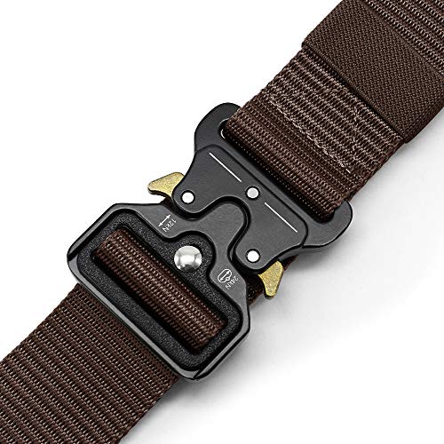 DOOPAI Tactical Belt,Military Style Quick Release Metal Buckle Belt,1.5" Heavy-Duty Nylon Riggers Belts for Men…4