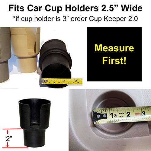 Adaptador Gadjit Cup Keeper para portavasos de 2.5-3 pulgadas miniatura 2