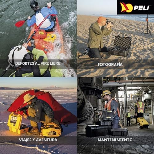 Maletín PELI Box 1150 resistente a impactos con espuma interior 5