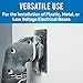 Jonard Tools EBW-412 Electrical Box Cutting Kit, Single Gang with Wall Template Leveler & Electrical Box Cutter Attachment