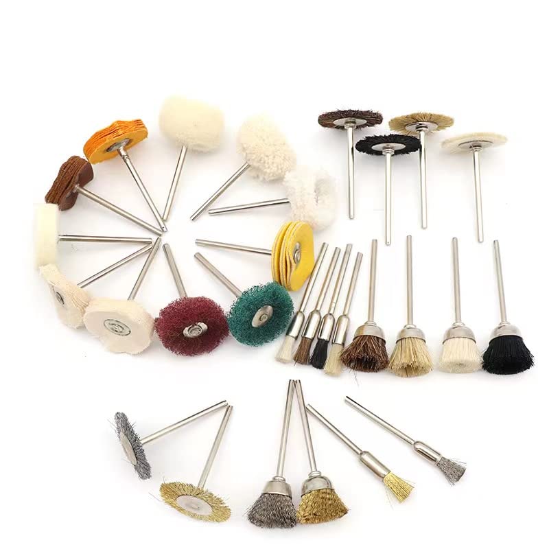 Buffing Wheels 50 Pcs Polishing Buffing Wheel Set, Wool Felt Polishing