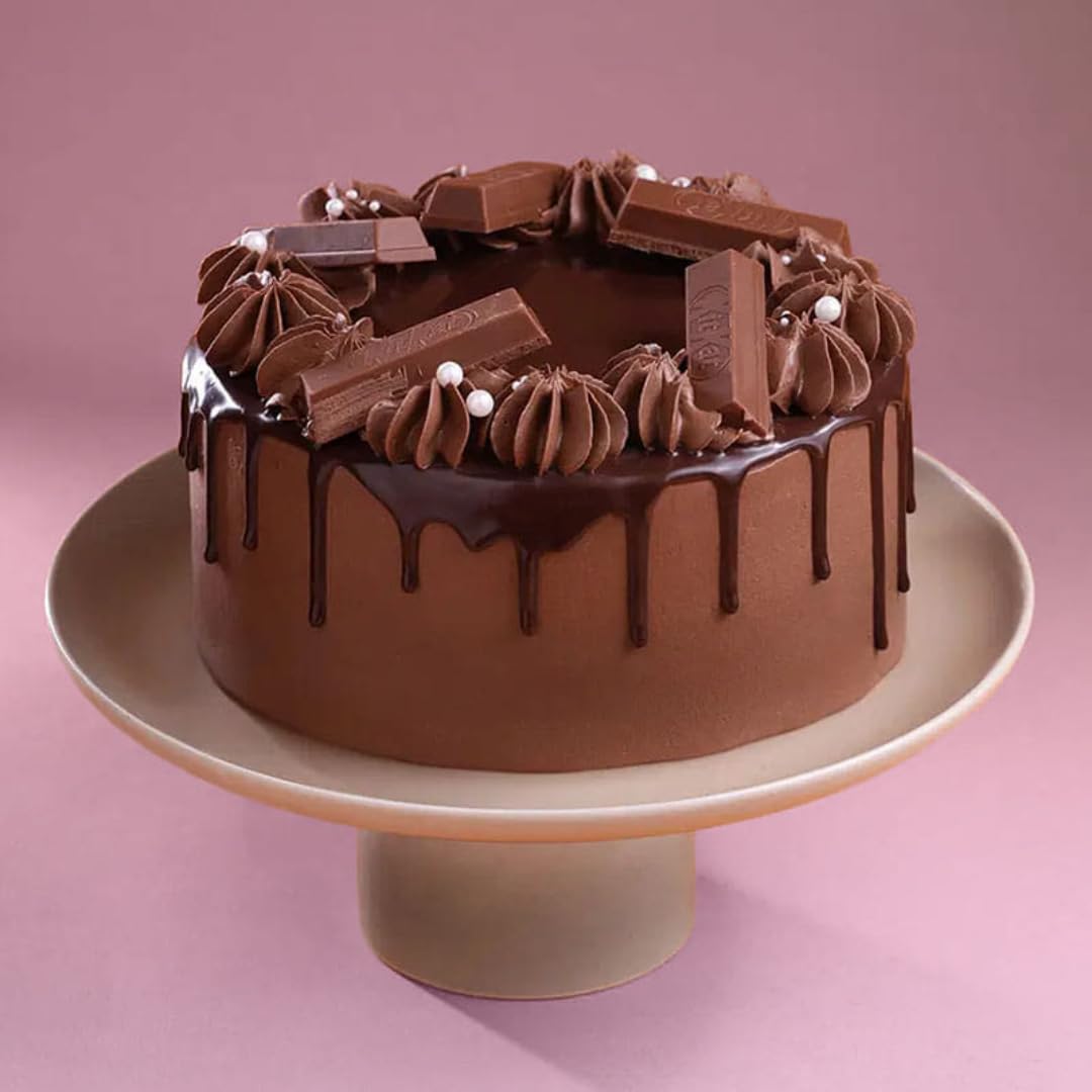 FlowerAura Delicious Fresh 2Kg Eggless Chocolate Drip Cake For Birthday | Anniversary | Wedding | Mother's Day | Father's Day | Valentine's Day | Christmas | New Year (Same Day Delivery)-image-1