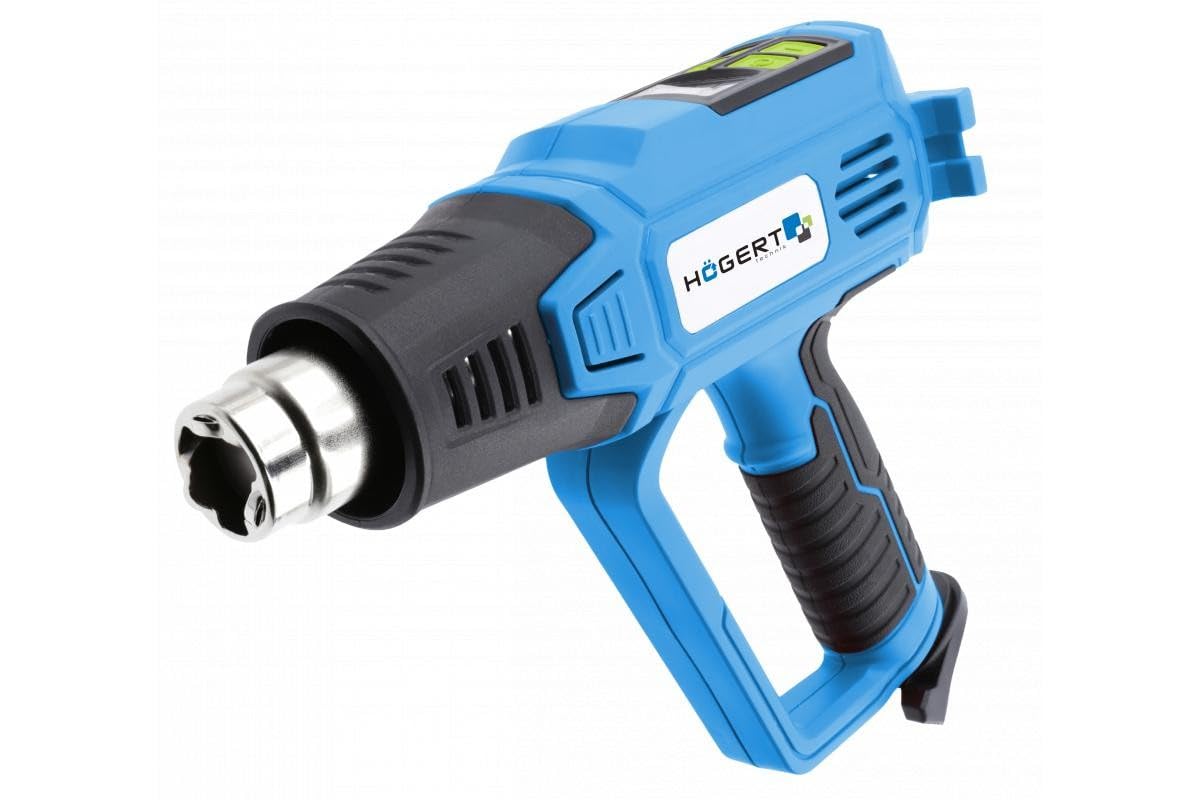 Pistola de calor 2000W eliminación de revestimientos antiguos pantalla LCD Högert Technik HT2C552