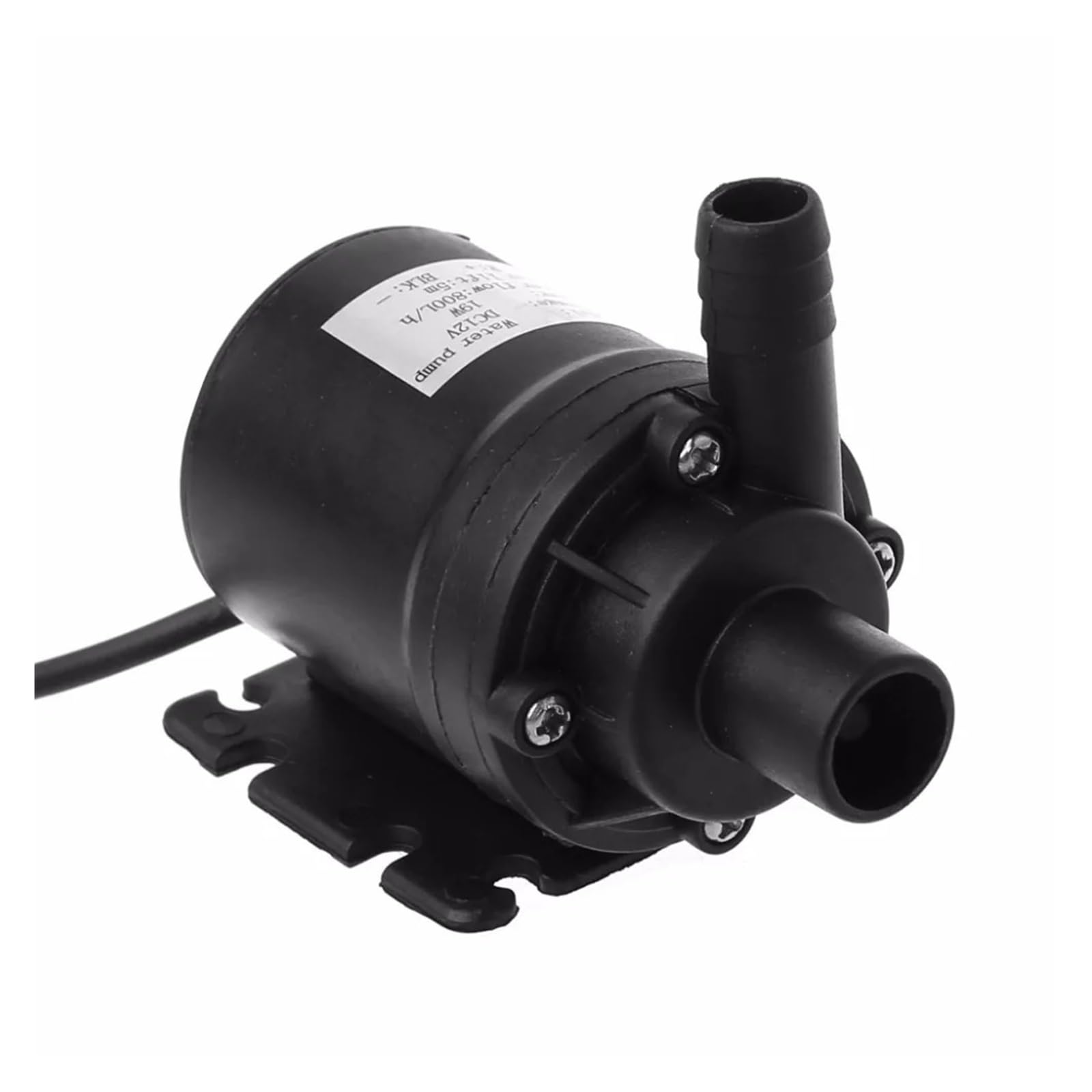 Diaphragm Pump, Peristaltic Pump 800L/H 5m Water DC 12V Solar Brushless Motor Circulating Submersible 19W