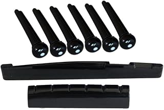 Vaguelly Sela De Ponte Sela De Guitarra Sela Em Branco Guitarra De Latão Substituição De Sela De Ponte De Baixo Sela Net Ponte De Baixo Pino De Guitarra De Televisão Corda De Guitarra