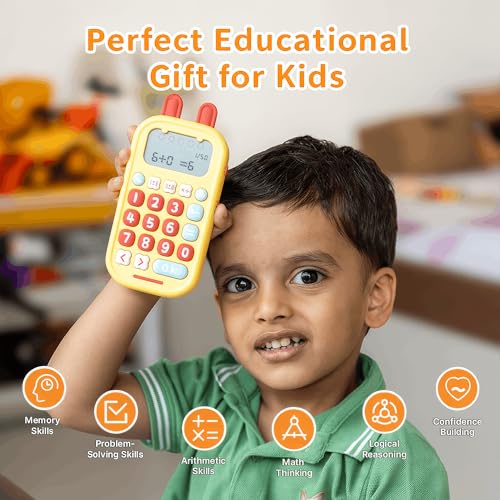 Image of Math Champion Electronic Maths Toy | 100% Screen-Free | 50,000 Questions (Ages 4-11) | Replaces Math Workbooks | Addition, Subtraction, Multiplication & Division | Educational Birthday Gift
