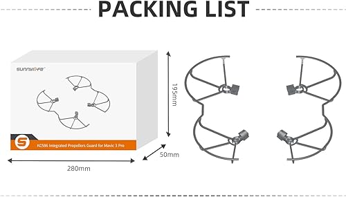 Miniatura 9 de Accesorios para drones Protectores de parachoques de integración de guardia de hélice para DJI MAVIC 3 PRO