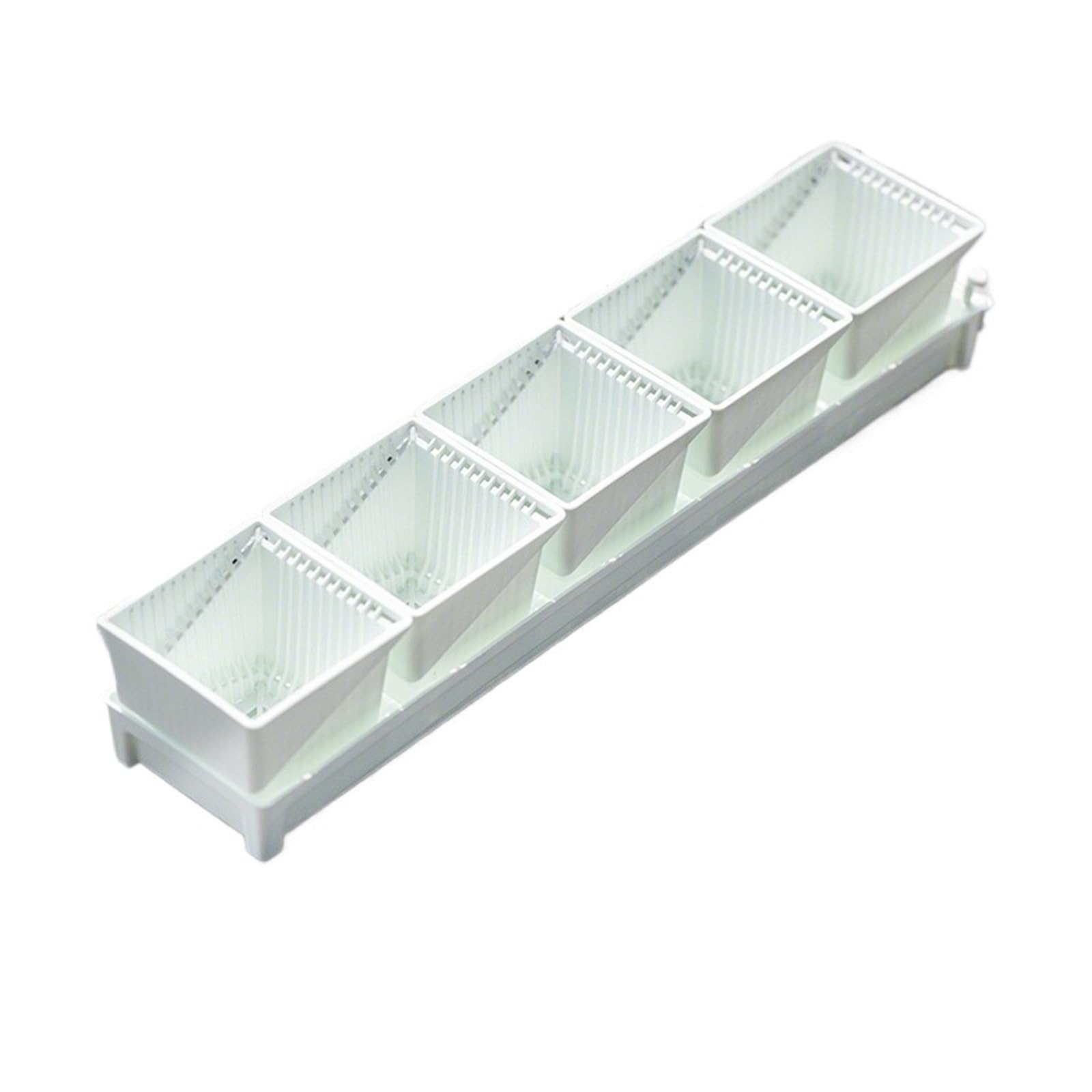 WENYOG Plant Pots Meshpot Windowsill Herb Planter Herb Garden Planter Indoor(5 pcs 7.35cm set)