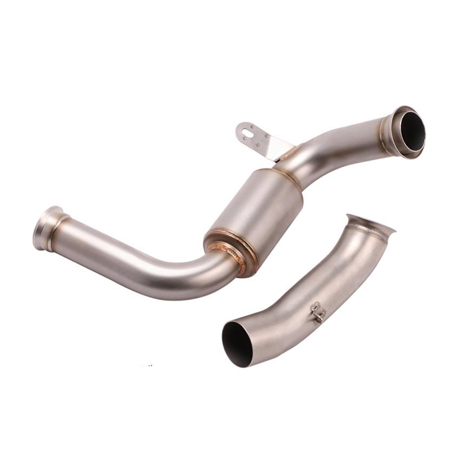 Échappement moto modifié et tube de connexion pour vos sorties sportives en Duke 125 et RC390