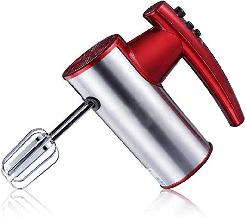 DULASP Egg Beater 8 Speed Hand Mixer Electric Stainless Steel Electric Egg Beater Hand-held Household