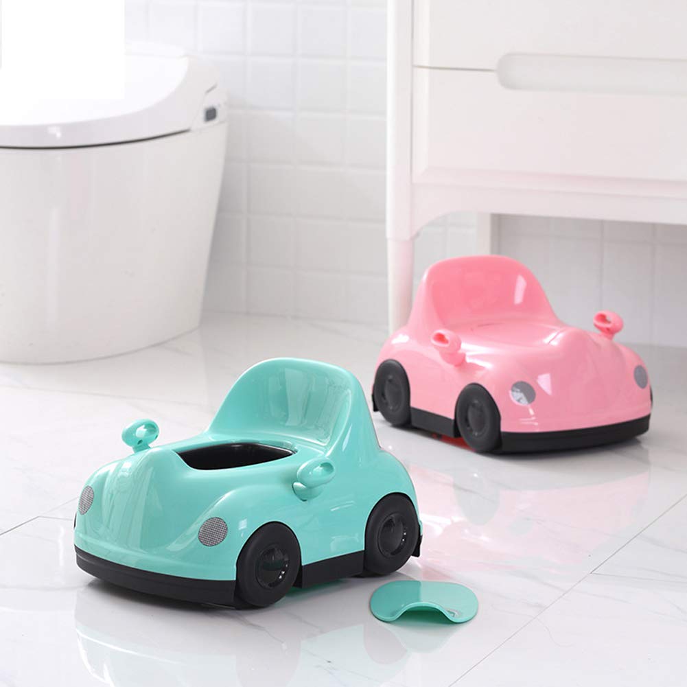 Baby Töpfchen, Toilettentraining für Jungen und Mädchen, Tragbare Herausnehmbare Cartoon-Toilette, Leicht zu Reinigen, für Kinder Von 1-7 Jahren(A)