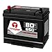 Produktbild Tokohama Autobatterie 80Ah 12V 650A/EN Asia Japan Starter Batterie Plus Pol Links ersetzt 70Ah 75Ah