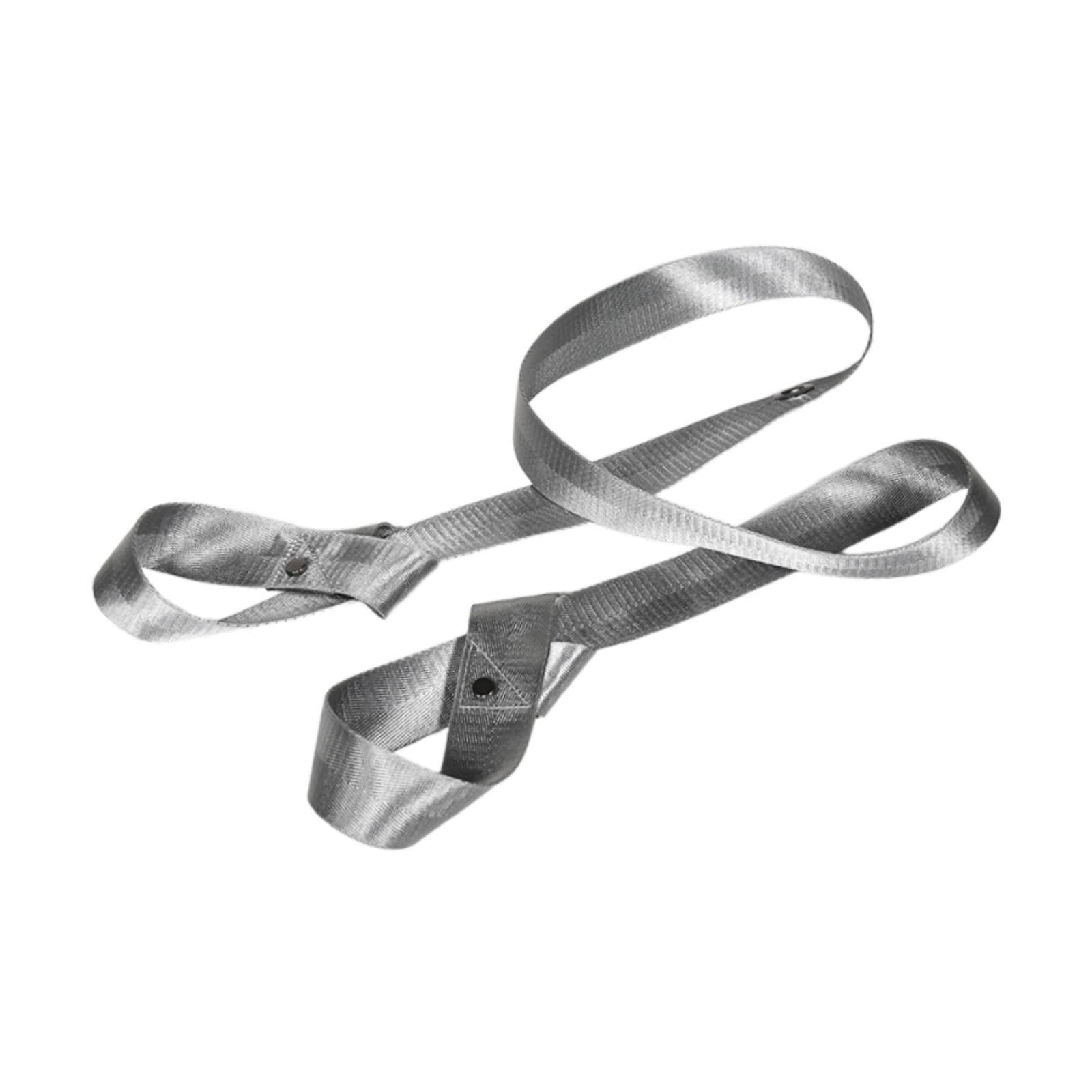 Yoga Mat Strap Adjustable for Carrying Large Mats Yoga Accessory Carry Strap Silver