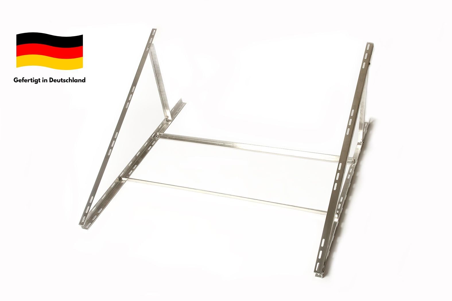 Schneck Halterung Balkonkraftwerk Solarmodul Solarpanel 118cm mit Beschwerungstraversen 0% MwSt. 1Set