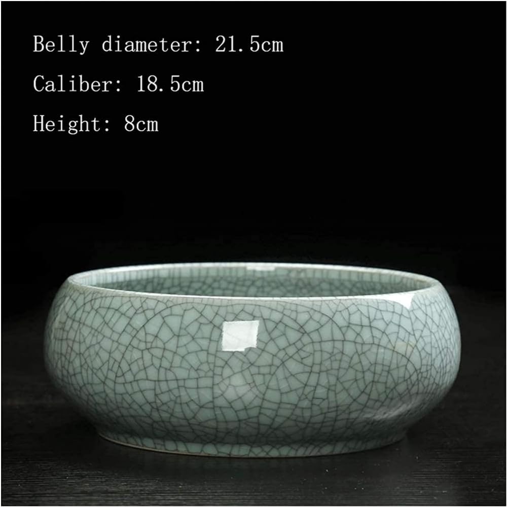 Wzór pęknięcia lodu Ceramiczna doniczka na sukulenty Doniczki ceramiczne doniczki ogrodowe Pojemniki na rośliny do wnętrz Kreatywne wodne Żonkile Miedziana trawa pienięd