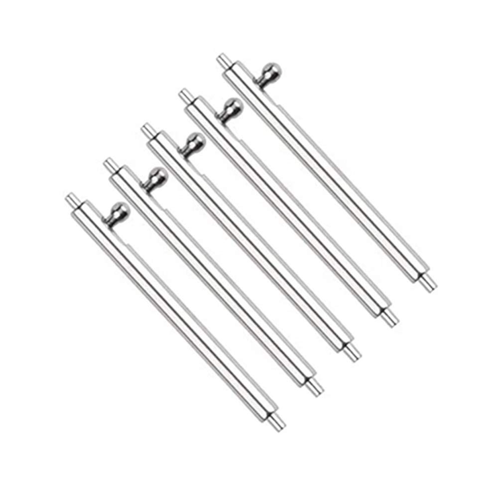 Quick Release Spring Bars Fit for Fitbit Versa 2 Pins, Stainless Steel Watch Band Pins Fit for Fitbit Versa/Versa 2 / Versa Lite Edition/Versa Special Edition Watch Band (23mm x 1.5mm) (6Pcs)