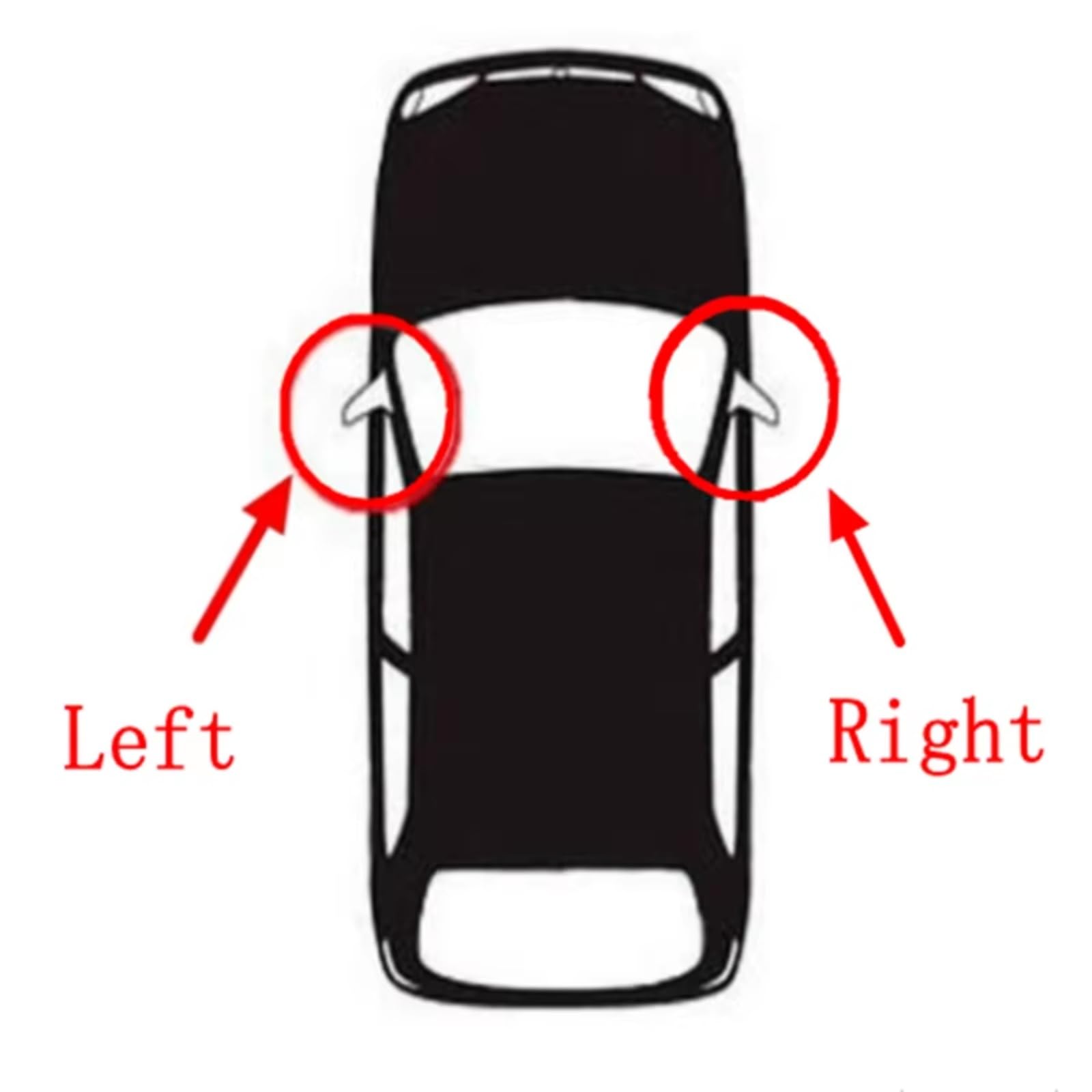 Cristal Espejo Compatible Con Dacia Para Duster 2018 2019-2022 Espejo Retrovisor Convexo Calefactable Para Puerta Lateral Coche Con Ángulo Muerto 963665432R(Blind Spot L)