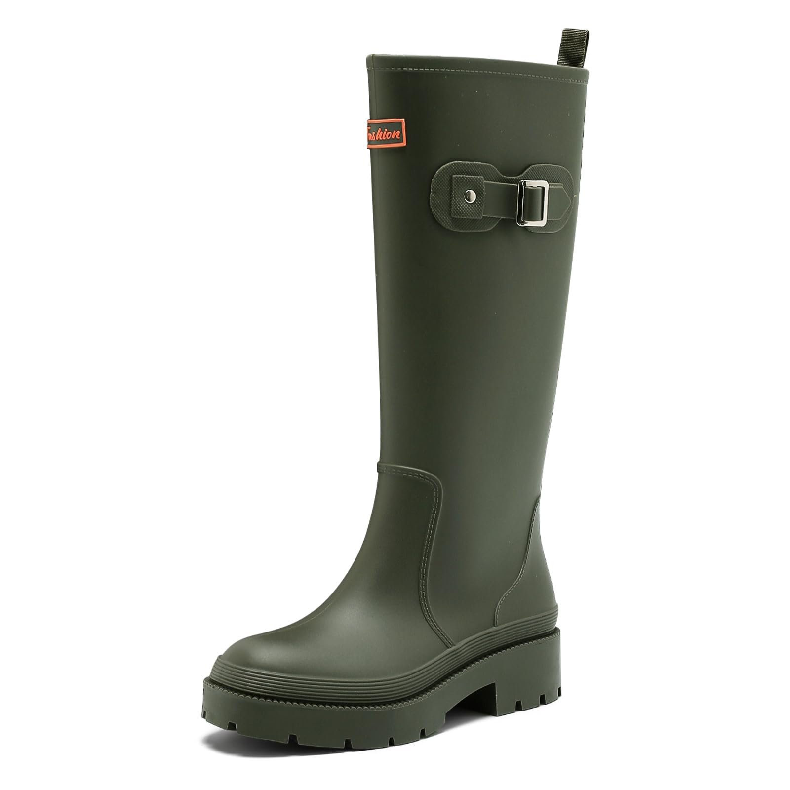 Yenxapei Stivali Gomma Pioggia Donna, Impermeabile Alti Boots, Leggero Galosce Per Esterni Stivaletti Da Pesca