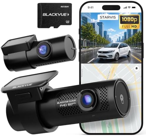 BlackVue DR770X II, Dual 1080P Dash Cam Front and Rear, STARVIS S...