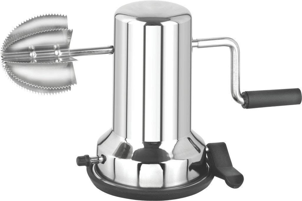 Vidhi sales Stainless Steel Coconut Scrapper Grater Cutter Slicer Peeler Knife with Vacuum Base-image-13